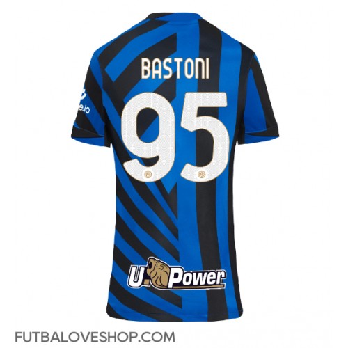 Dres Inter Milan Alessandro Bastoni #95 Domáci pre Ženy 2024-25 Krátky Rukáv